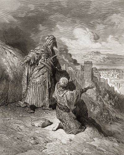 Boabdil the last Arab King of Granada is exiled in 1542, illustration from 
